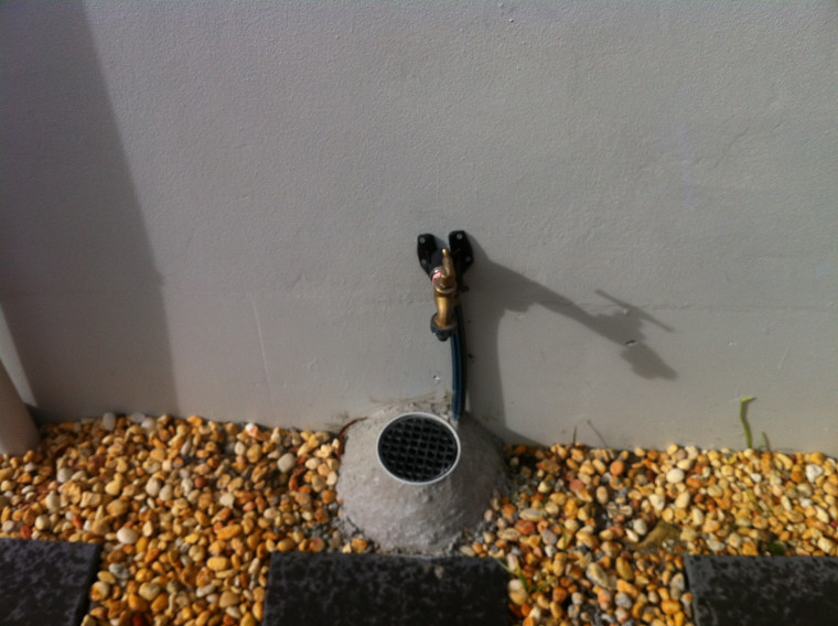 Close-up of a garden tap in Sydney, ready for outdoor use.